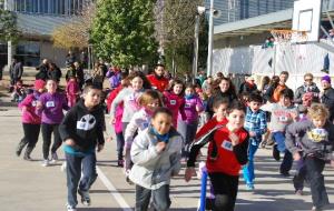 Escola Ull de Vent. Cursa solidària a l'escola Ull de Vent de la Bisbal del Penedès