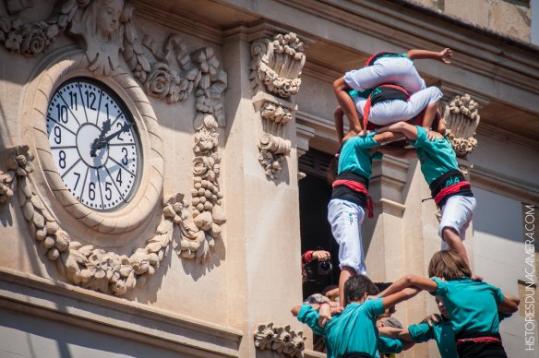 Laia Díaz. Diada castellera de Sant Fèlix