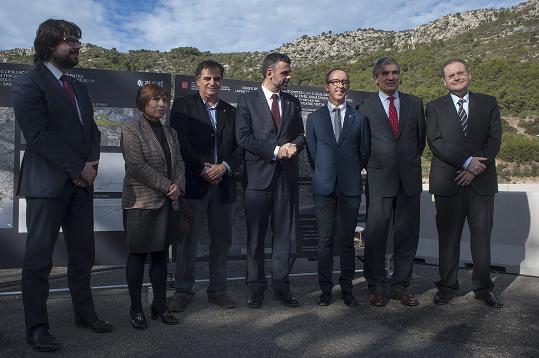 Eix. El conseller de Territori i Sostenibilitat, Santi Vila,  ha presentat avui el sistema al Garraf