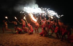 Ajuntament de Calafell. El passat diumenge va tenir lloc a Calafell la tradicional torxada, un ritual que Creu Roja celebra des de fa uns 10 anys pe
