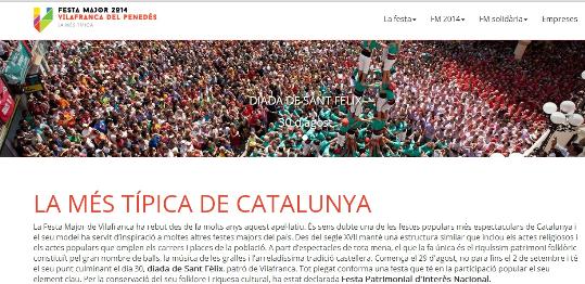 EIX. Els Administradors de la Festa Major 2014 ja disposen de nou web