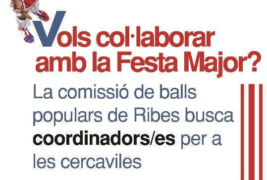EIX. Els balls populars de Ribes busquen coordinadors per a les cercaviles