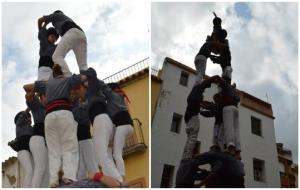 Castellers de les Roquete. Els Castellers de les Roquetes a la Diada dels Brivalls de Cornudella