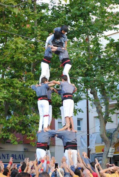 Javii LG. Els Castellers de Les Roquetes actuen a Vilanova