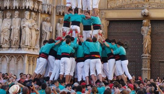 Castellers de Vilafranca. Els Castellers de Vilafranca es retroben amb la millor versió de la tripleta vilafranquina a Tarragona