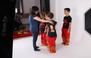 Ajuntament d'Olèrdola. Els Diables petits de Moja preparen un calendari pel 2015 