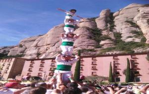 Els Falcons de Vilafranca a la romeria a Montserrat