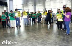 María Garcia Rubio. Els Iaioflautes del Garraf ocupen d'oficina del Servei d'Ocupació