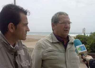 Eix. Els regidors de PxC, Joan Carrasco i Josep Mitjans