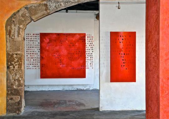 EIX. Els vermells del negre, pintura i vi a HD Riudebitlles