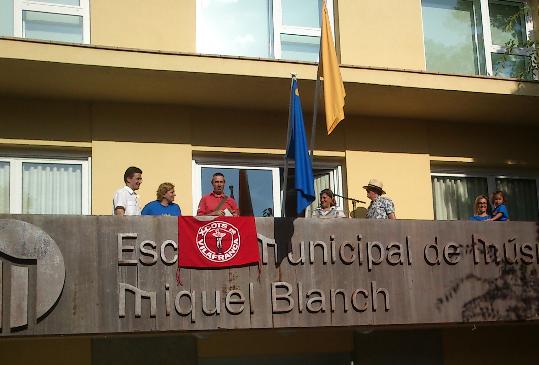 Xicots de Vilafranca. Els Xicots celebren amb el 3 de 8 els 15 anys de castells a Castellbisbal
