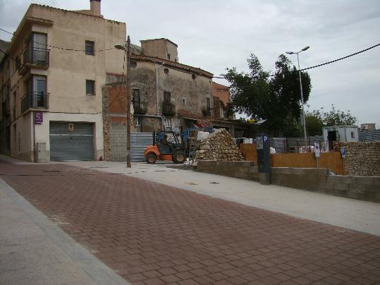 Ajuntament de Vilafranca. Entra en la fase final les obres de millora de la Muralla dels Vallets, Sant Pau i Vall del Castell