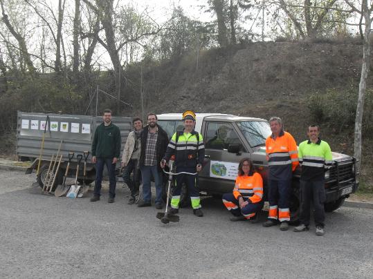 Ajt Sant Sadurní d'Anoia. Equip de treball: els serveis de Medi Ambient i Via Pública de Sant Sadurní