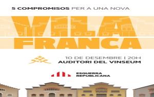 EIX. ERC reforçarà el perfil desquerres i de transformació social en el nou projecte per Vilafranca
