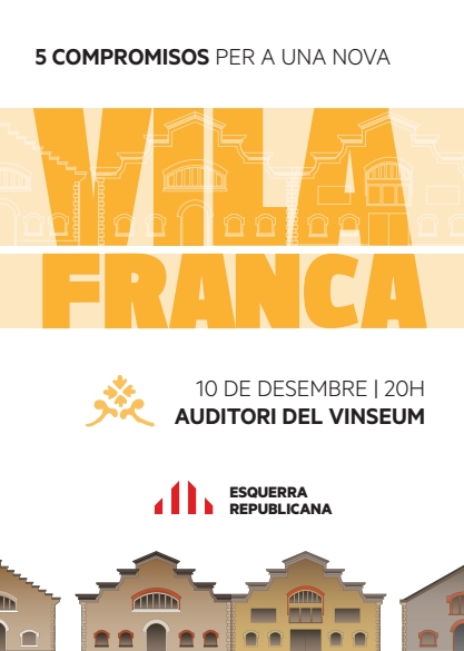 EIX. ERC reforçarà el perfil desquerres i de transformació social en el nou projecte per Vilafranca