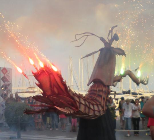 Dolors Sans. Estrena del Drac Galera de Foc de Cambrils