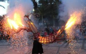 Estrena del Drac Galera de Foc de Cambrils