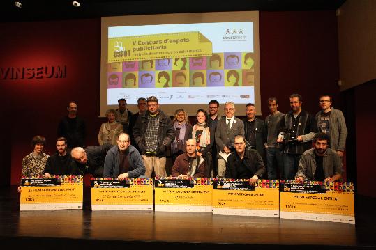 Obertament. Èxit de participació i públic a Vilafranca als premis del V Concurs ESPOT d'Obertament