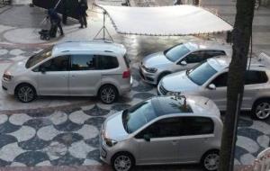 Expectació a Vilanova per l'inici del rodatge del nou anunci de Volkswagen
