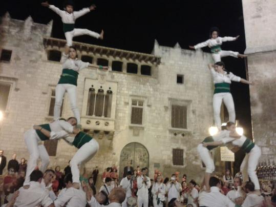 Lídia Romeu. Falcons, Muixeranga i Castells a la diada de Tots Sants a Vilafranca