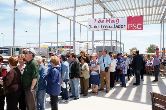 PSC Calafell. Festa del Dia del Treball a Calafell