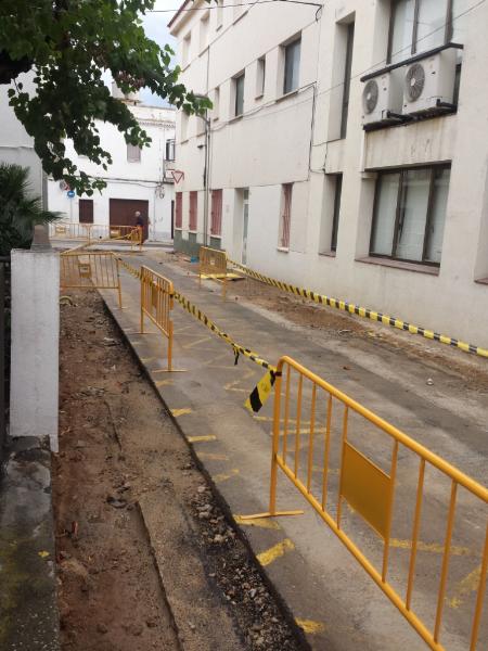 Ajuntament de Cunit. Finalitza la primera fase de les obres del carrer Sant Joan de Cunit