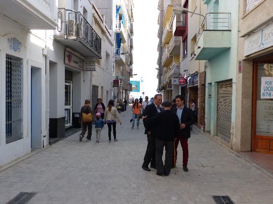 Ajuntament de Calafell. Finalitzen les obres de remodelació del carrer Sant Pere de Calafell