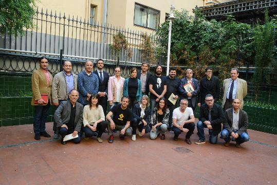 Teatres Amics. Foto de família dels Teatres Amics