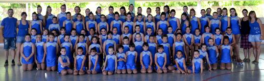 Eix. Foto de grup del Club de Patinatge Artístic