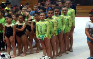 Eix. Gimnastes del Club Rítmica Vilafranca
