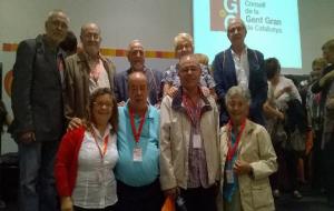 CC Garraf. Grup de delegats del Garraf al 7è Congrés Nacional de la Gent Gran