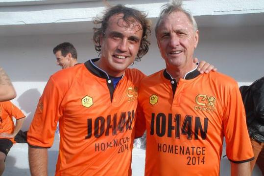 Ajuntament de Sitges. Homenatge de la Fundació de Veterans de Sitges a Johan Cruyff