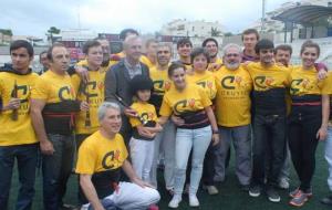 Homenatge de la Fundació de Veterans de Sitges a Johan Cruyff
