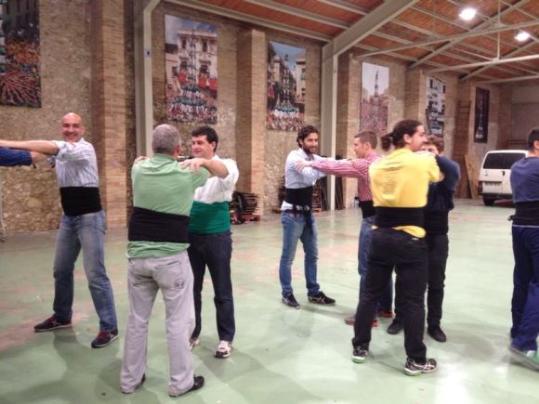 Castellers de Vilafranca. Hoquei i castells s'agermanen a Vilafranca