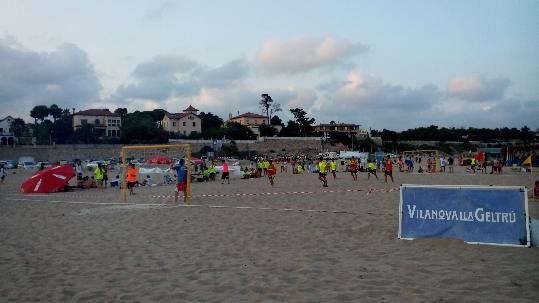 Escola de Futbol Femení . I Torneig de Futbol Platja Femení de Vilanova