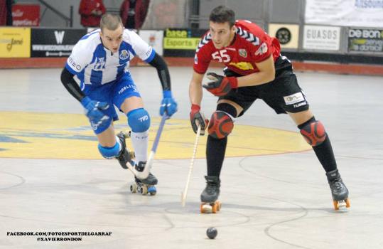 Xavier Rondón. Imatge d'arxiu del partit disputat al Vendrell