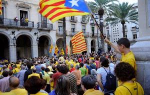 Imatge de la plaça de la Vila de Vilanova