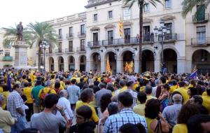 Imatge de la plaça de la Vila de Vilanova