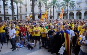 Imatge de la plaça de la Vila de Vilanova