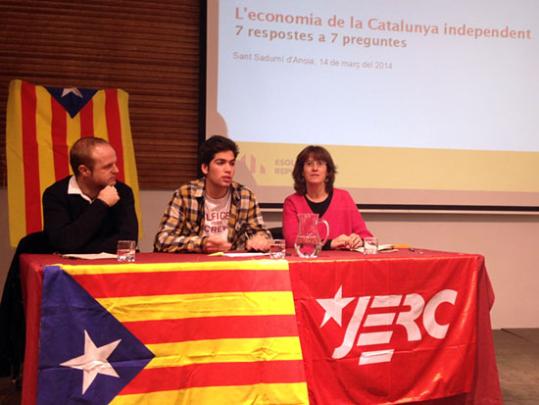 ERC. Imatge de la xerrada
