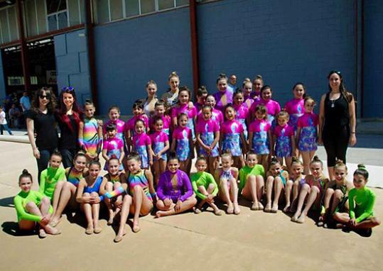 Eix. Imatge de les gimnastes
