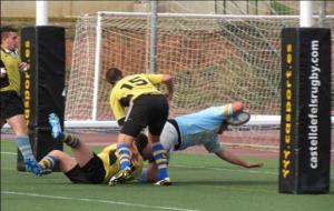 Imatge del partit de l'equip cadet del SEL VNG