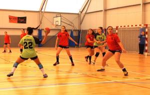 Imatge del partit del cadet femení