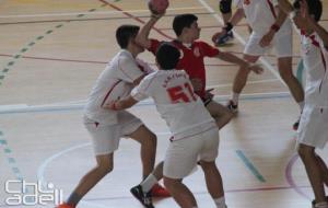 Imatge del partit del cadet masculí