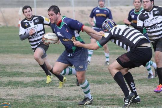 Jaume Andreu. Imatge del partit del RC Sitges