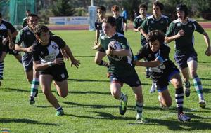 Jaume Andreu. Imatge del partit del RC Sitges Sub16