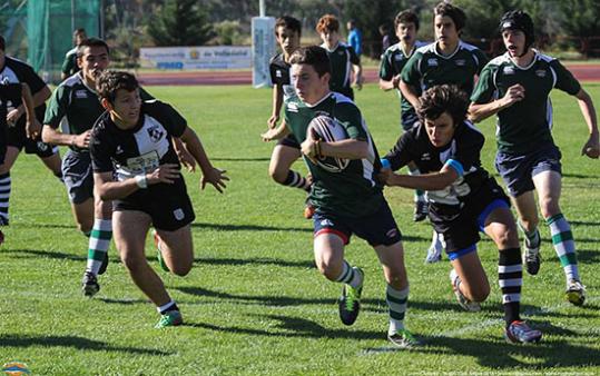 Jaume Andreu. Imatge del partit del RC Sitges Sub16