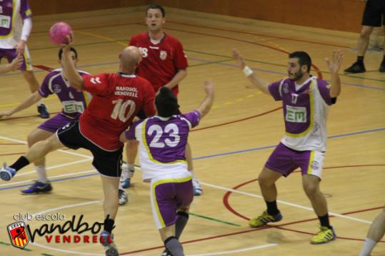 CEH Vendrell. Imatge del partit del sènior del CEH Vendrell