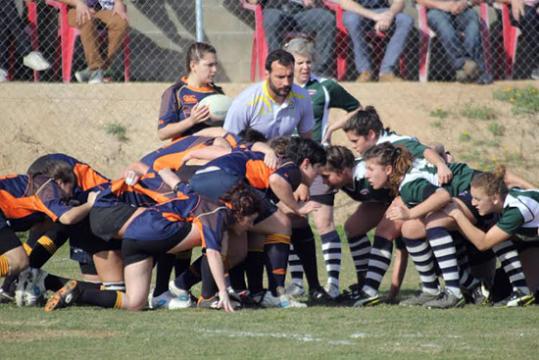Jaume Andreu. Imatge del partit del sènior femeni del RC Sitges