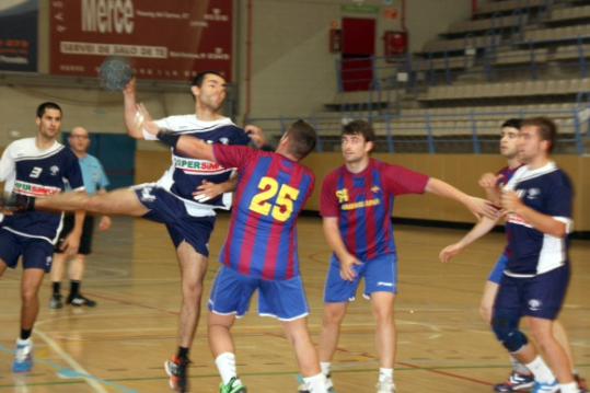 Eix. Imatge del partit del sènior masculí del CHVNG